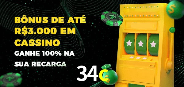 34c melhor bônus de depósito